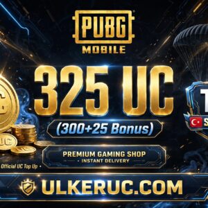 PUBG Mobile 325 UC (300+25 Bonus) - TR Server